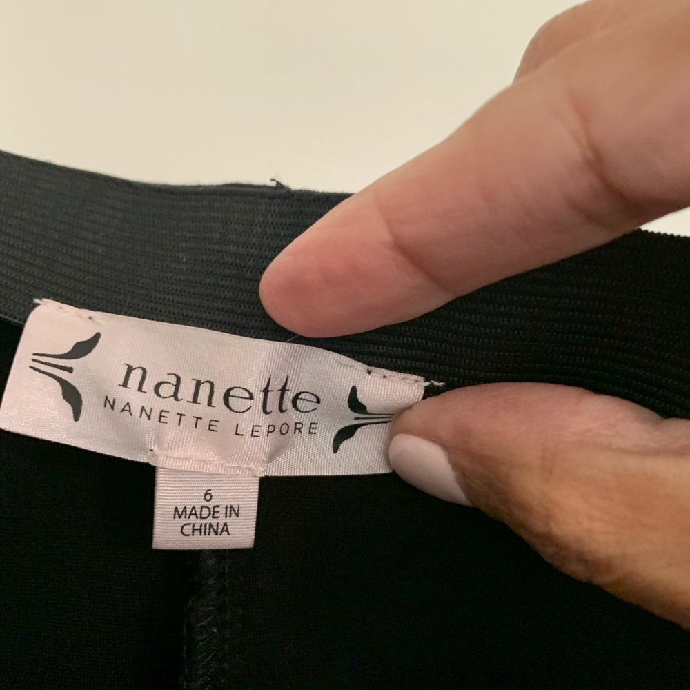 Nanette By Nanette Lepore Black Size 6 Skirt - image 2